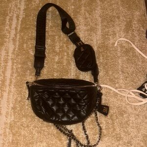 Steve Madden Bpossess Quilted Cross body Sling Bag